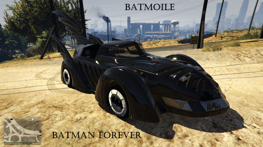 Batman Forever Batmobile Add On Gta Mod