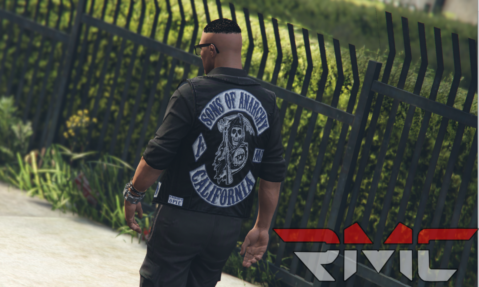 Sons Of Anarchy Mc Vest President And Member Vest Mp Fivem Sp V