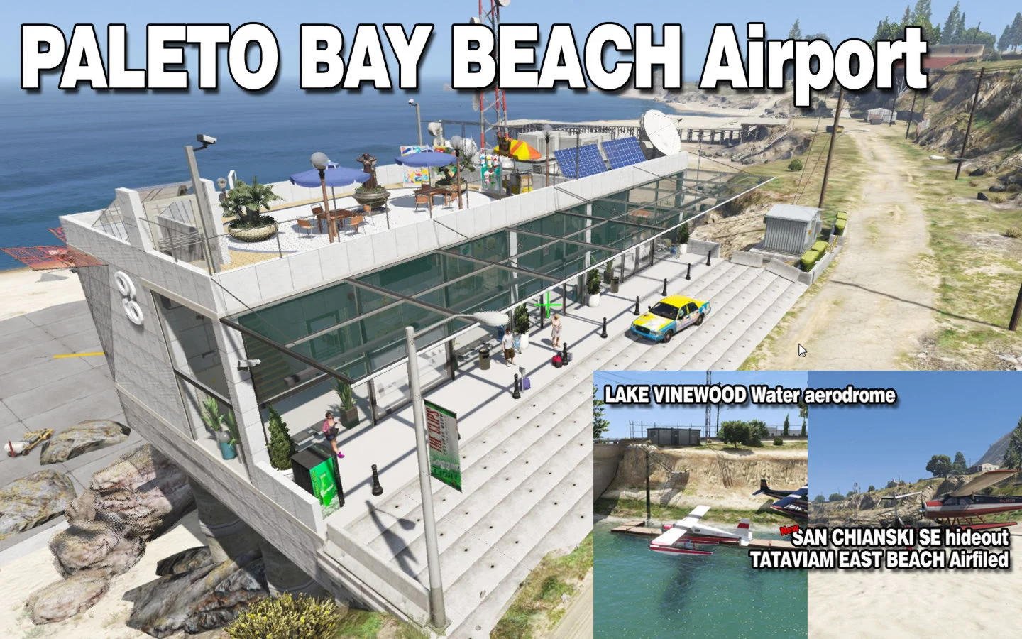 Paleto Bay Beach Airport And Temporary Airfield YMAP V5 2 GTA 5 Mod