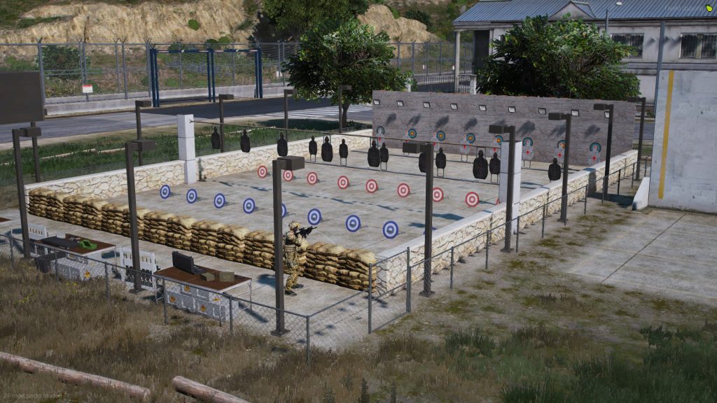 Fort Zancudo Shooting Range Sp Fivem Gta Mod