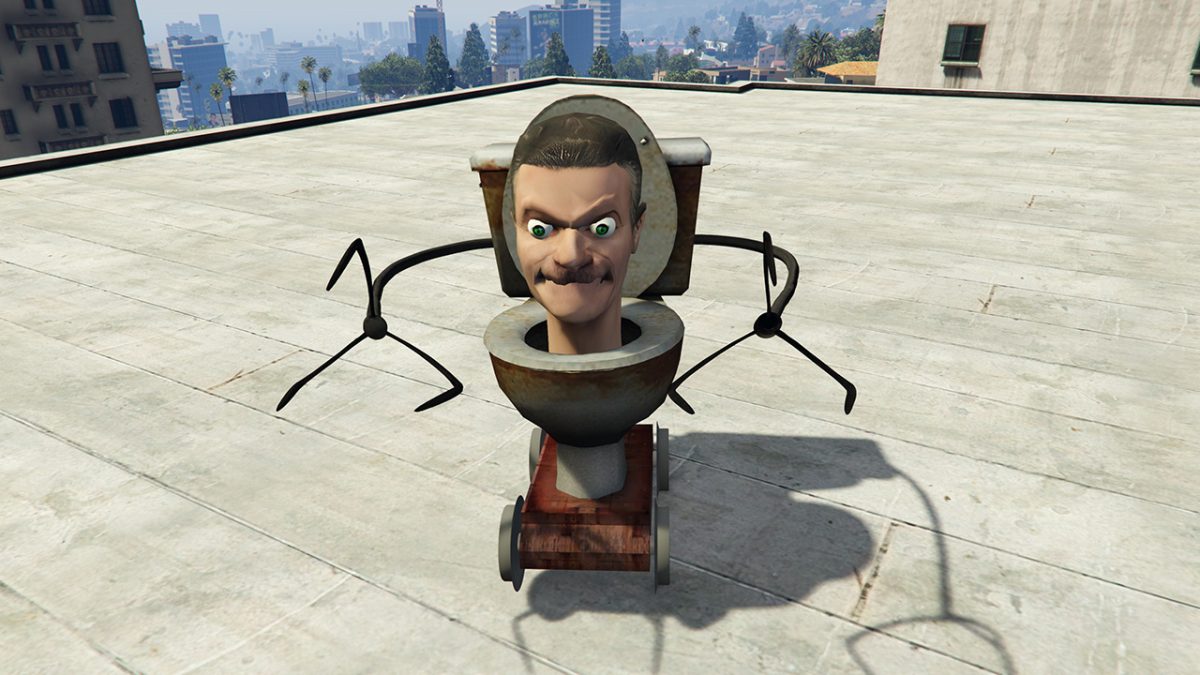 Skibidi Toilet Grabber V Gta Mod