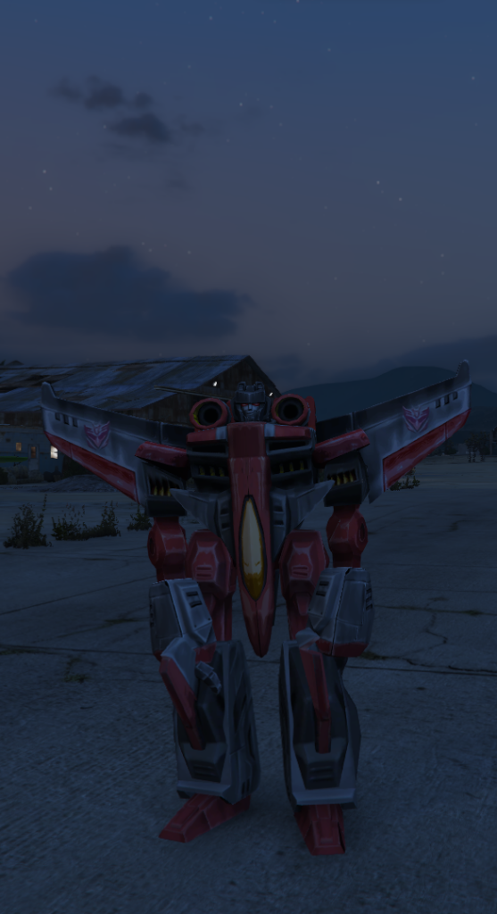 Transformers Starscream Armada Add On Ped V Gta Mod