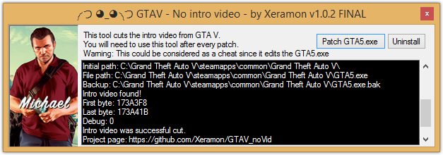 GTAV No intro video v1.0.2 FINAL