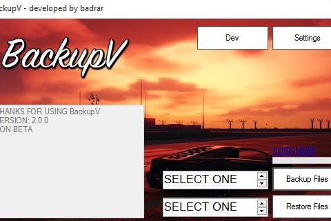 BackupV - Backupper & Restorer 2.0