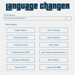 GTA 5 Language Changer (All 12 languages) 2.1