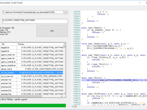 GTA V Decompiled Scripts Finder V 1.0