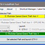 GTA V InstallPath Tool 7.3 (w/ shortcuts support)