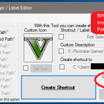 GTA V InstallPath Tool 7.3 (w/ shortcuts support)