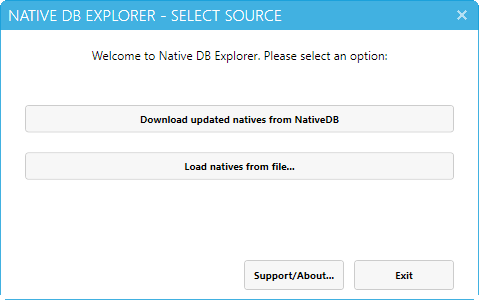 GTA V NativeDB Explorer 1.0