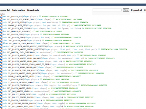GTAV Native DB Viewer Web/Local 1.0