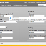 Grand Theft Auto V Handling Editor v3