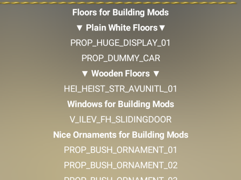 Map Editor Object Names App 3.1