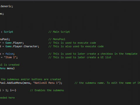 NativeUI Mod Menu Template 3.5