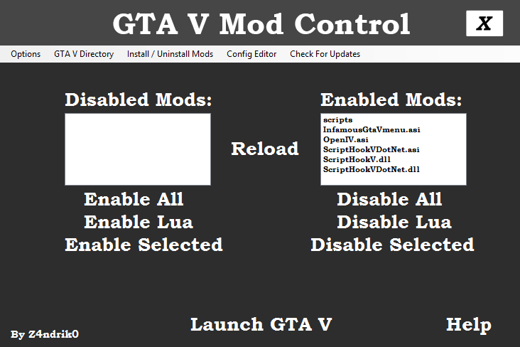 Simple Mod Control 2.1