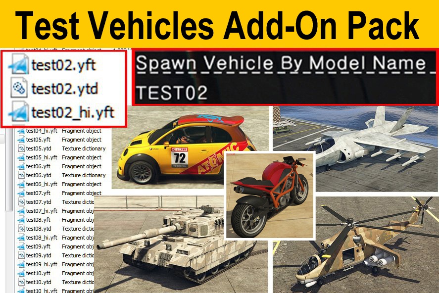 Test Vehicles Add-On Pack (All-in-1) 2.2