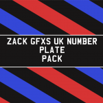 UK Plates Template - Front and Back (PSD) (GB) 1.0