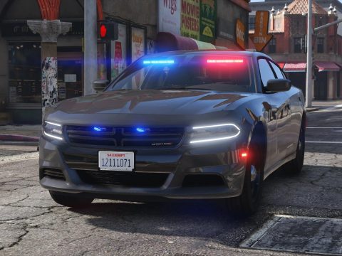 2018 Dodge Charger - Los Santos Police Department (LSPD / LAPD) - Unmarked (ELS) 1.2S