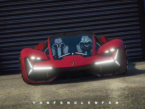 2018 Lamborghini Terzo Millennio Concept Car [Add-On l Manual Spoiler] 1.5