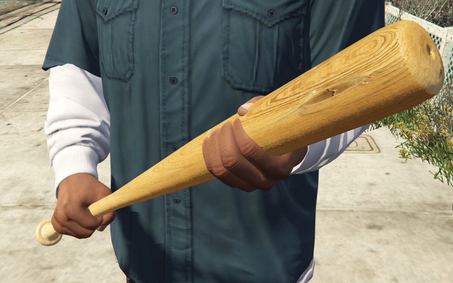 Wooden Bat [Add-On / Replace]