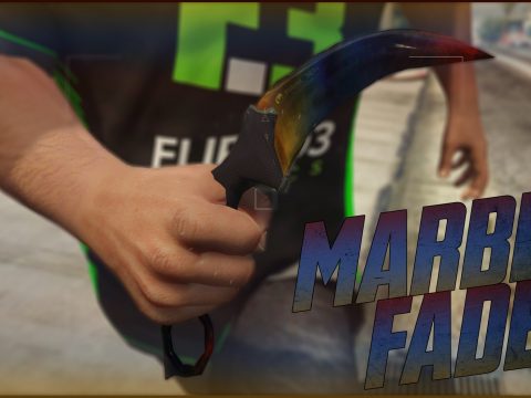 "Karambit" Marble Fade from CS:GO v1.7