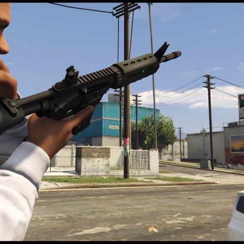 New AR-15 (Animated) 1.1 – GTA 5 mod