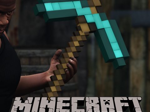 Minecraft Pickaxe 1.0