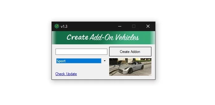 Addon Creator Vehicles v1.3