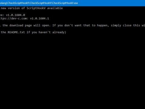 CheckScriptHookV 1.0