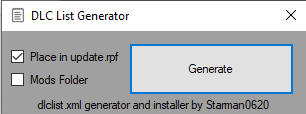 DLCList Generator & Installer 1.1
