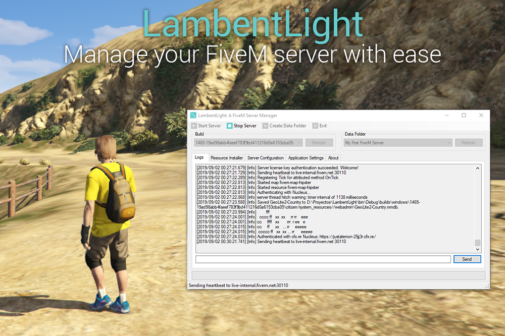 LambentLight (Server Manager for FiveM) 1.0