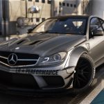 Mercedes-Benz C63 Black Series LibertyWalk 2014 [Add-On | Dirtmap | Template] 1.0