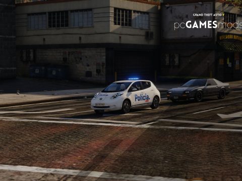 Portuguese - Porto Municipal Police - Traffic Brigade - Nissan Leaf [ AddOn / Livery / Non-Els ] v1.0