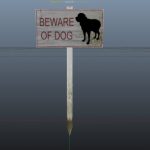 The Beware of Dog Sign