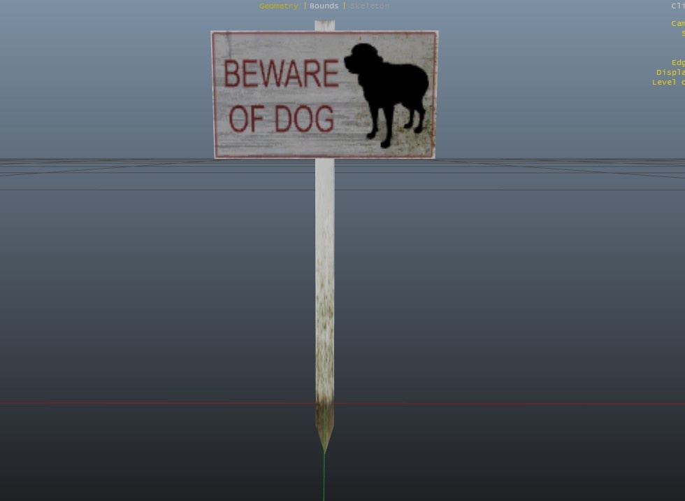 The Beware of Dog Sign