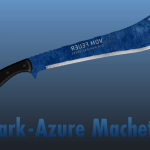 Dark-Azure Steel Machete 1.0