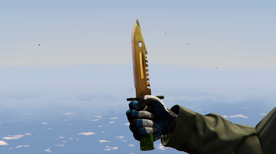 Knife M9 Bayonet "Lore" from the game - Counter-Strike: Global Offensive (CS:GO)