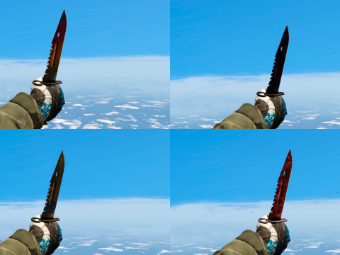 Bayonet M9 Skin Pack From The Game - Counter-Strike: Global Offensive