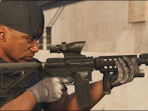 Tactical M4A1 CQB (Animated) 1.0