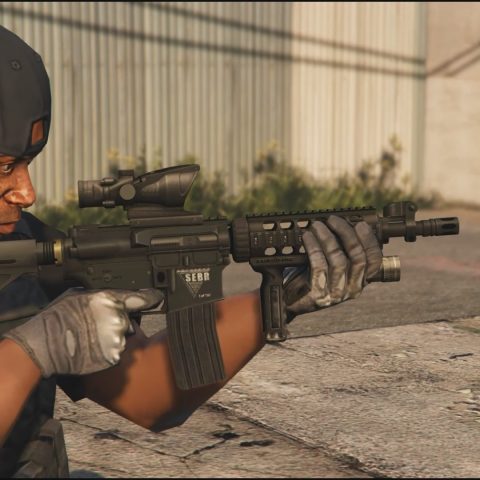 Tactical M4A1 CQB (Animated) 1.0 – GTA 5 mod