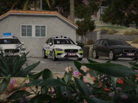 2016 Volvo V60 - Danish Police - Marked/Unmarked - (Replace) 1.0