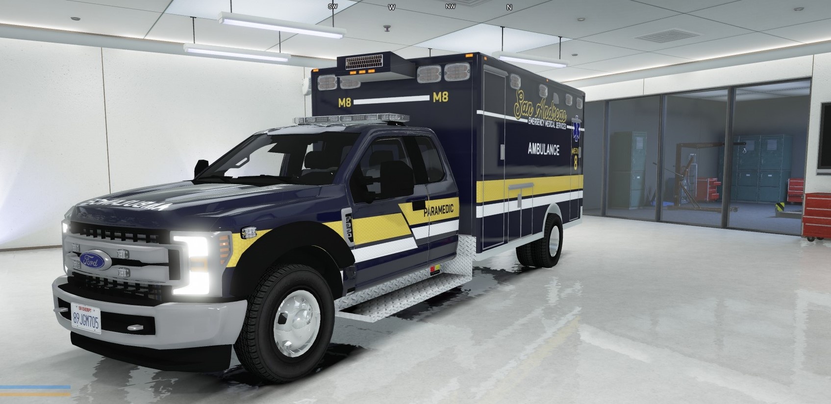 2018 Ford XLT F350 SuperDuty Extended Cab Ambulance (ELS) [Replace/FiveM] 1.0.01b