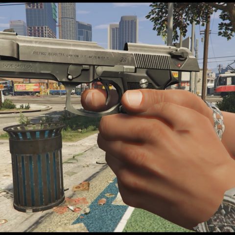 Beretta M9 (Animated) – GTA 5 mod