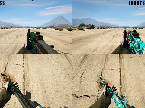 22+ Skins For AK-47 From The Game - Counter-Strike: Global Offensive (Skin Pack) 1.2