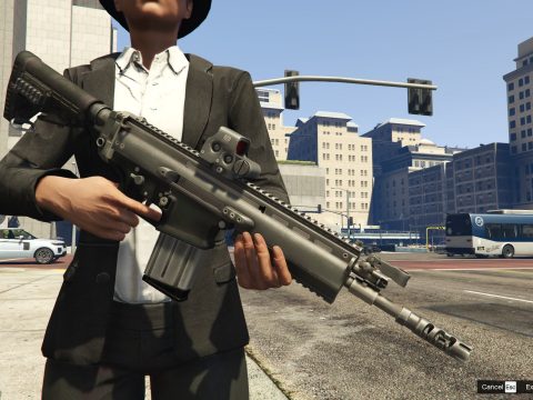 World War 3 - SCAR-H w/attachments [Fully Animated]