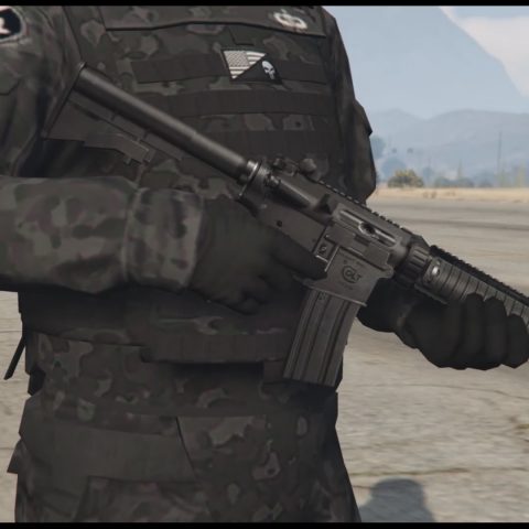 Colt M4A1 (+Attachments) – GTA 5 mod