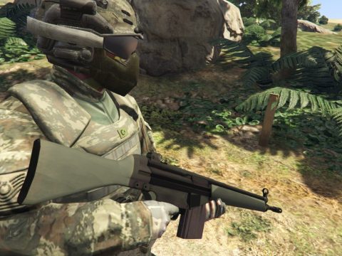 G3A3 Rifle Full Animated