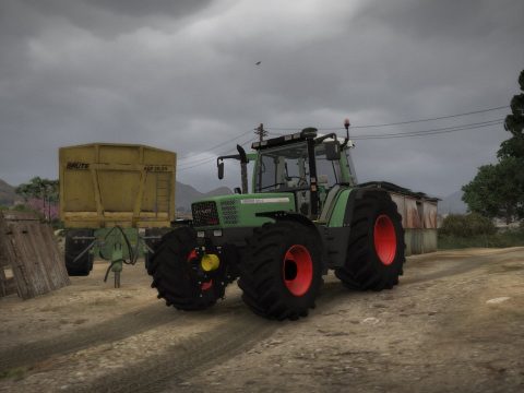 Fendt Vario 511C ( 500 ) Favorit Boerenprotest [EXTRA's/Rotorlight/attacher]