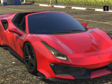 Ferrari 488 Pista Spider KZ edition 2020 Retexture 2.1