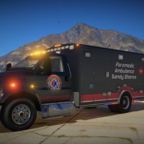 [Non-ELS] Ford F750 Ambulance + Liveries [Replace | Addon | FiveM] v.1. ...