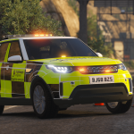 Highways England - Traffic Officer Vehicle - 2018 Landrover Discovery 5 [ELS] v1.0